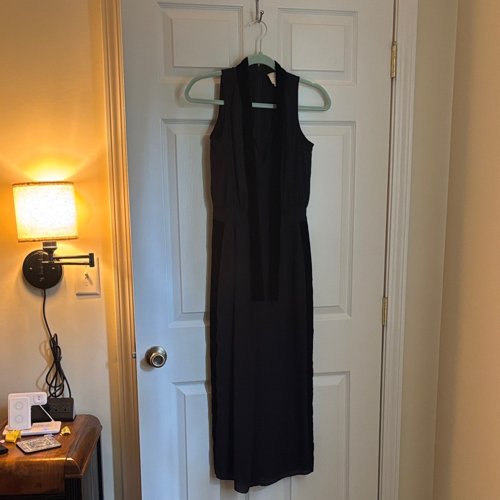 Kate Spade Elegant Black Sleeveless Jumpsuit